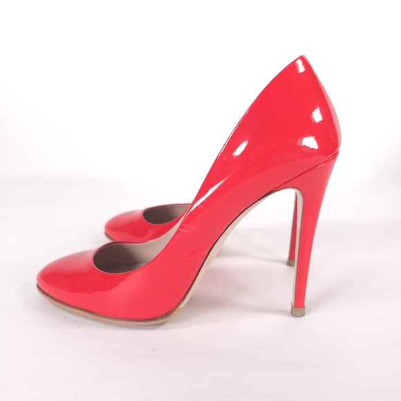 MIU MIU PATENT LEATHER ITALY🇮🇹MADE 518277 VERENICE LACCA Heels Pumps Size 38 - Picture 4 of 16